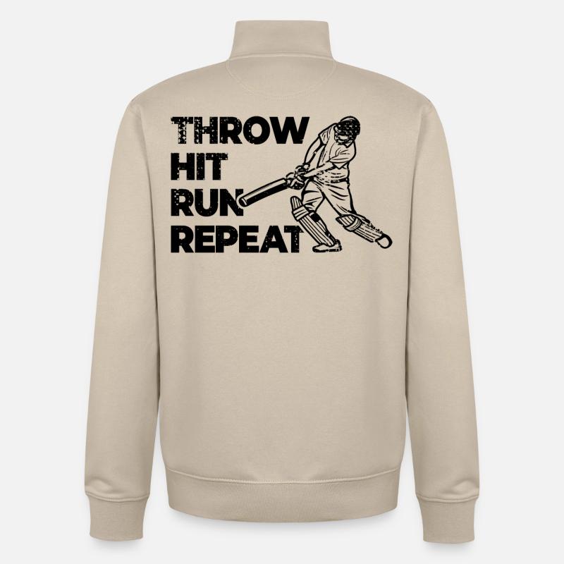 Cricket Techniques - Sweat zippé unisexe en coton bio Stanley/Stella - beige crème