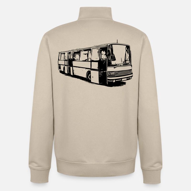 Setra Bus Setra S215 UL - Unisex Organic Zip Sweatshirt von Stanley/Stella - Cremebeige