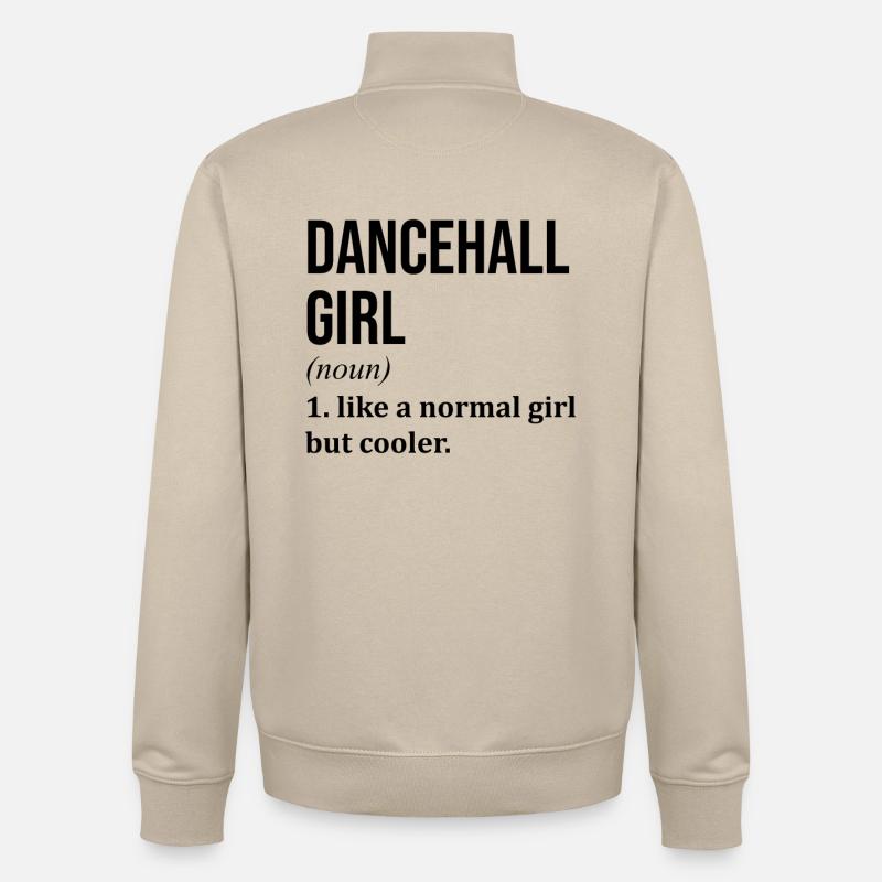 Salle de danse - Sweat zippé unisexe en coton bio Stanley/Stella - beige crème