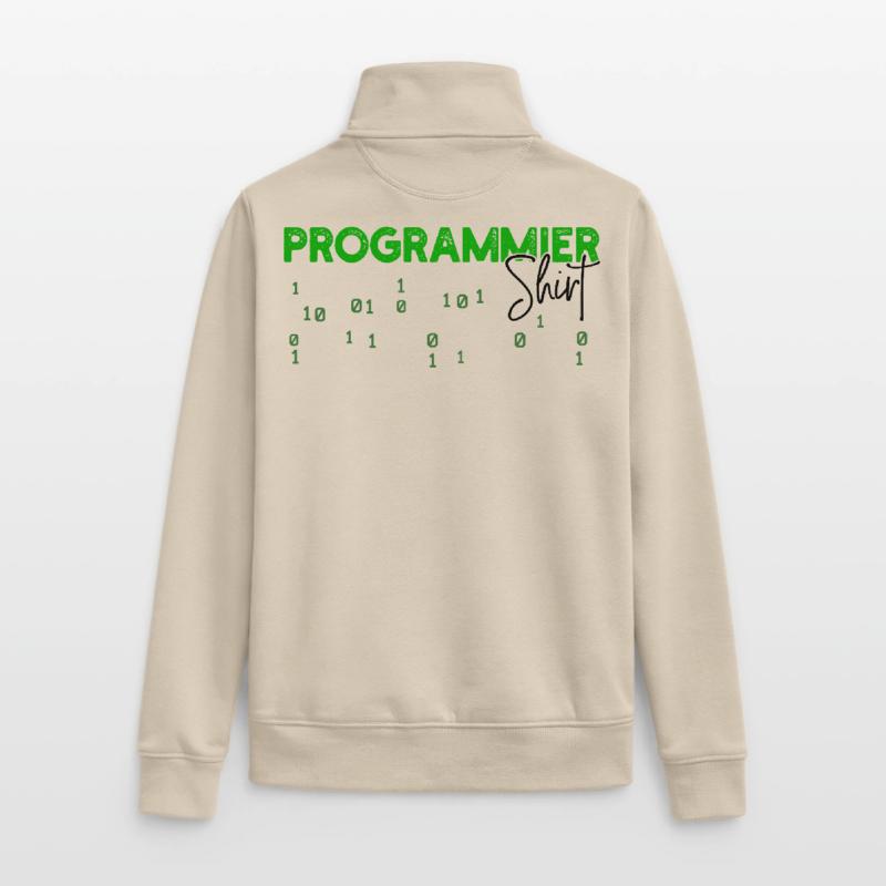 Programmer Developer Code Statement Scripting Unisex Organic Zip Sweatshirt by Stanley/Stella