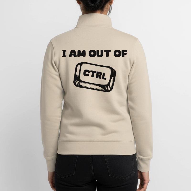 Software Developer Developer Statement Code Debug Unisex Organic Zip Sweatshirt by Stanley/Stella