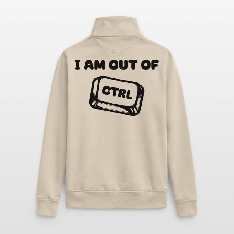 Software Developer Developer Statement Code Debug Unisex Organic Zip Sweatshirt by Stanley/Stella