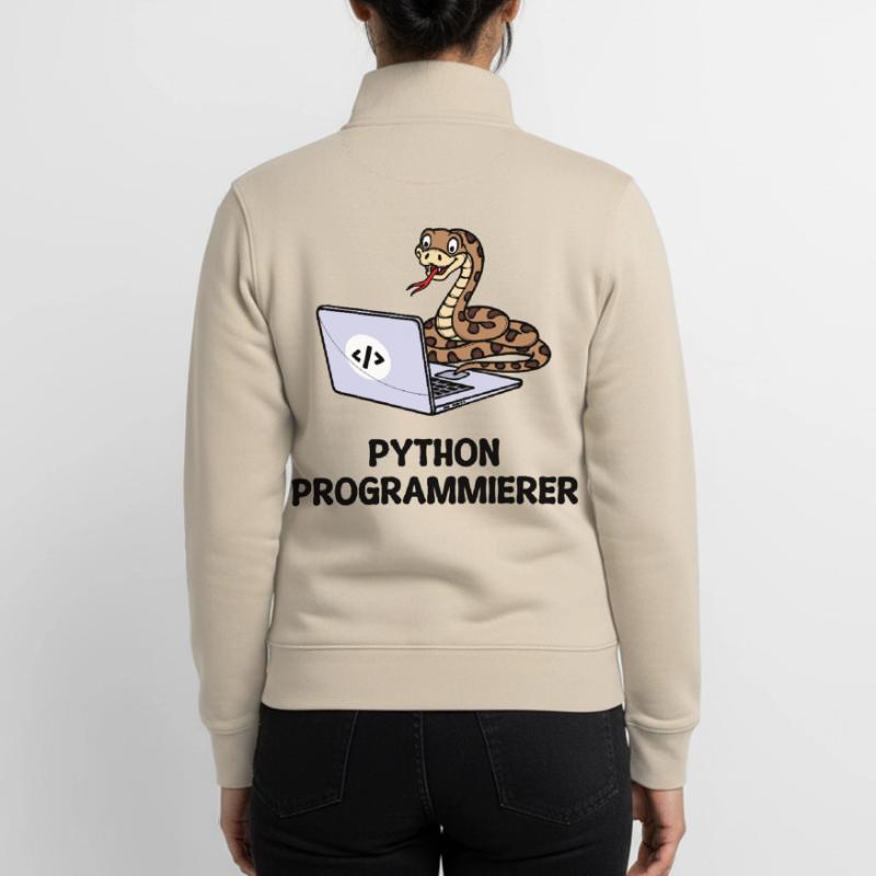 Programmierer Computer Code Developer Statement Unisex Organic Zip Sweatshirt von Stanley/Stella