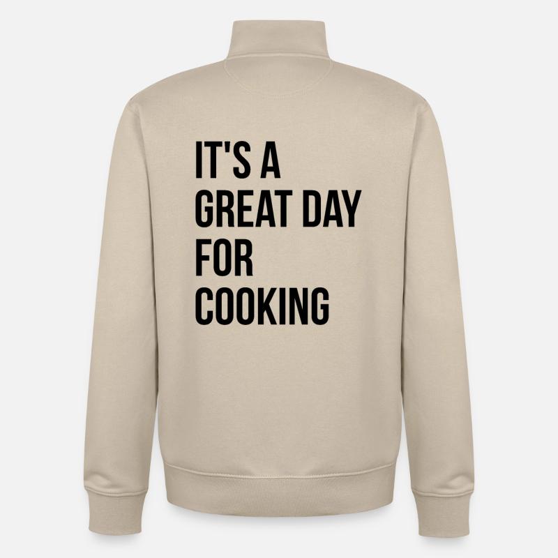 cuisine - Sweat zippé unisexe en coton bio Stanley/Stella - beige crème