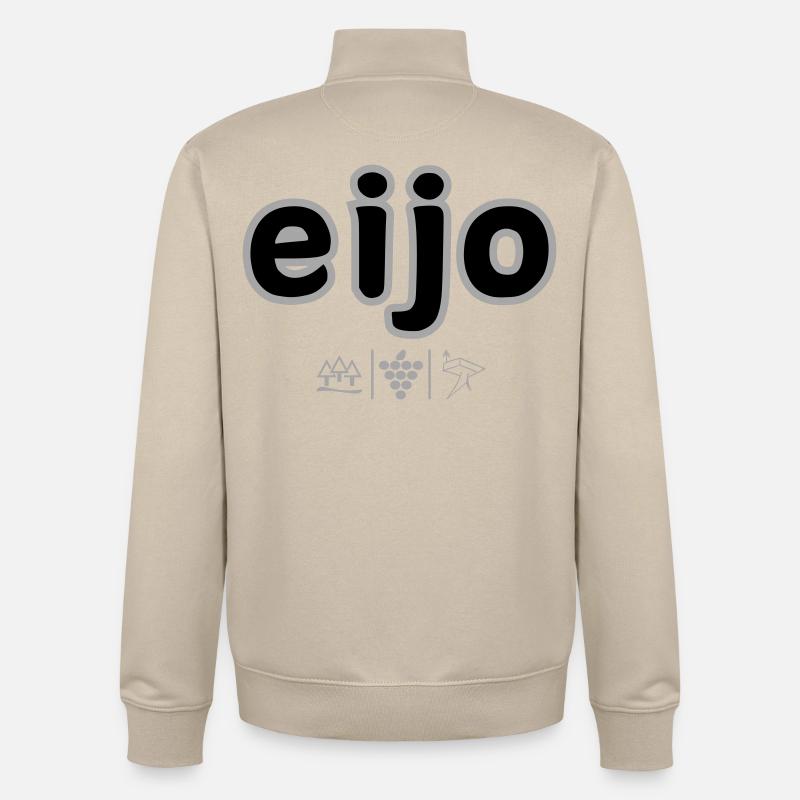 Eijo - Unisex Organic Zip Sweatshirt von Stanley/Stella - Cremebeige