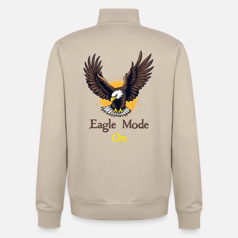 Mode Aigle : Activé - Sweat zippé unisexe en coton bio Stanley/Stella - beige crème