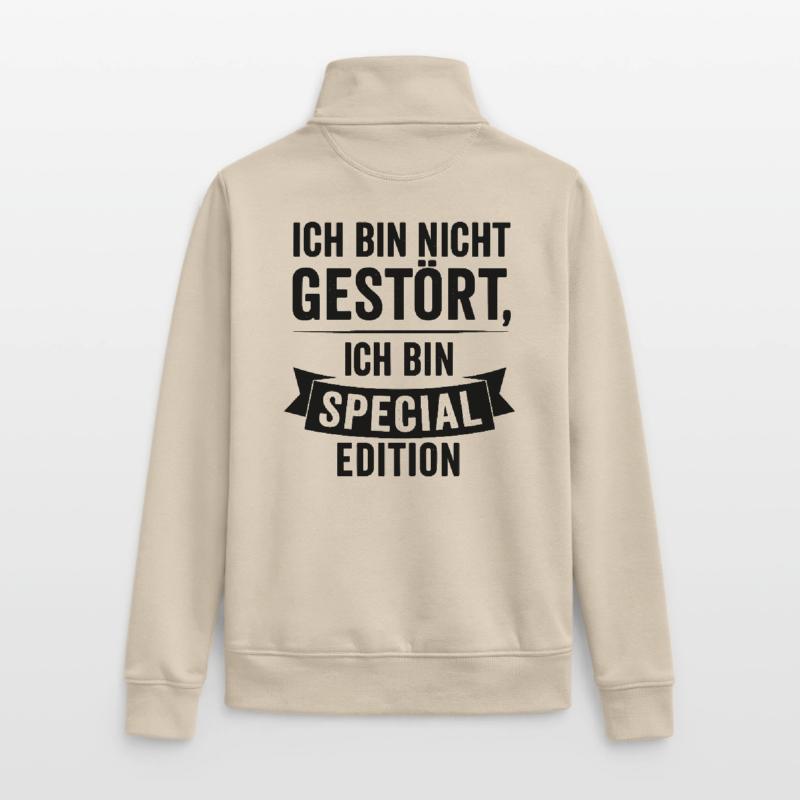 Je suis édition spéciale Sweat zippé unisexe en coton bio Stanley/Stella