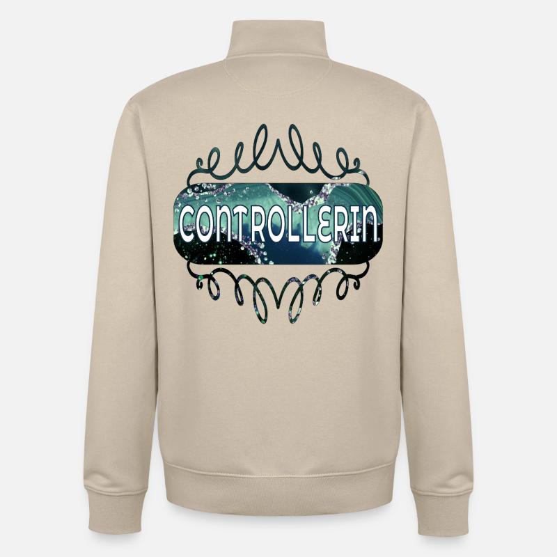 CONTROLLER - Unisex Organic Zip Sweatshirt by Stanley/Stella - desert dust