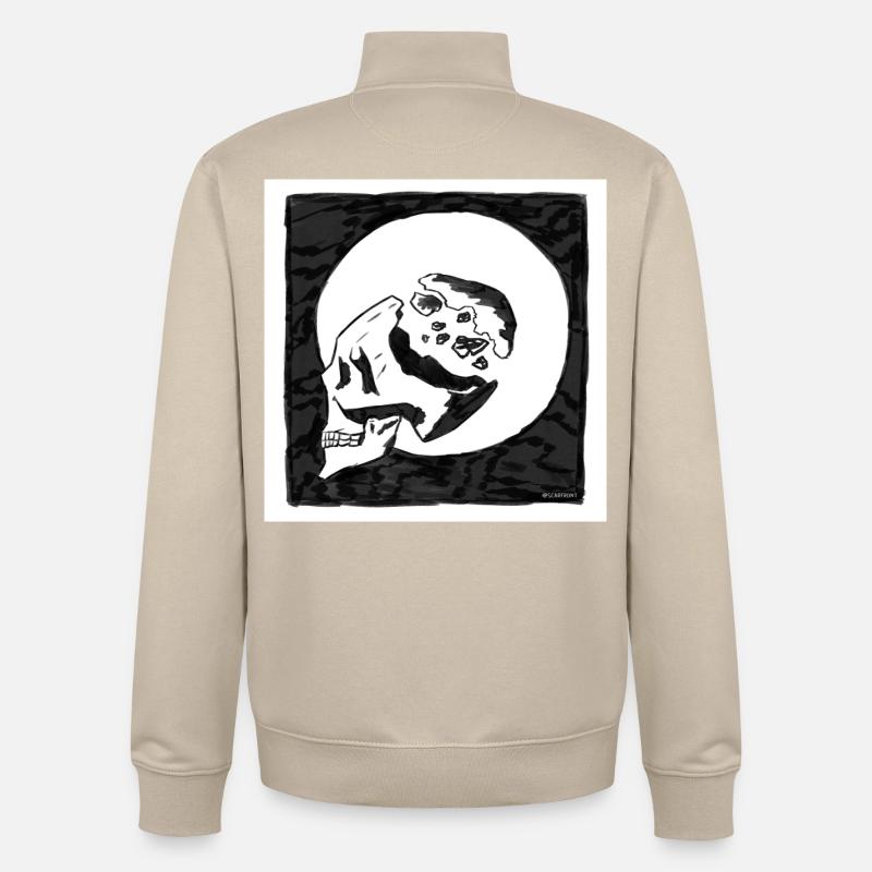 Mindless - Sweat zippé unisexe en coton bio Stanley/Stella - beige crème