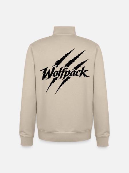 Woldsrudel - Unisex Organic Zip Sweatshirt by Stanley/Stella - desert dust