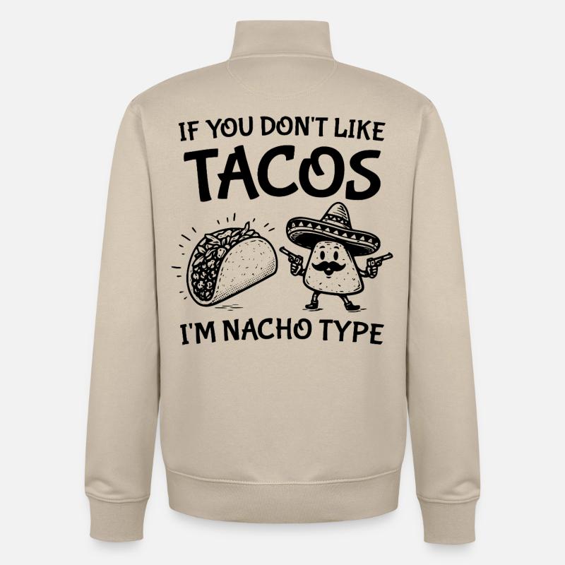 Nacho-Typ Cinco-Hemd - Unisex Organic Zip Sweatshirt von Stanley/Stella - Cremebeige