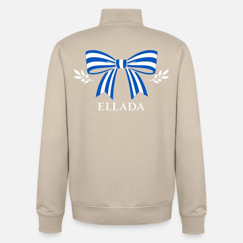 Ellada Loop - Unisex Organic Zip Sweatshirt by Stanley/Stella - desert dust