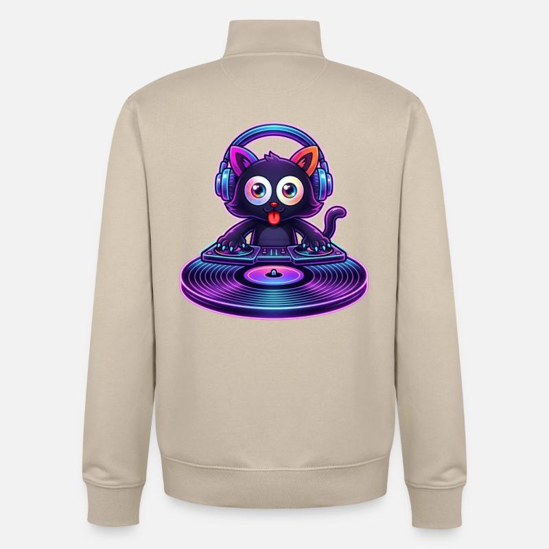 Gatalf blindtest - Unisex Organic Zip Sweatshirt by Stanley/Stella - desert dust