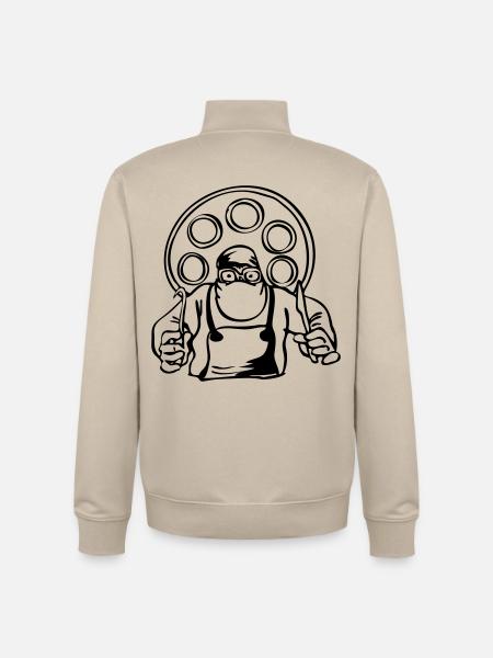 Surgeon - Unisex Organic Zip Sweatshirt by Stanley/Stella - desert dust