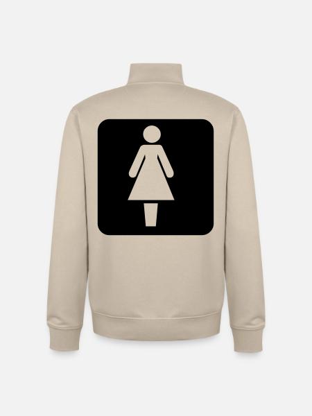 Woman - Unisex Organic Zip Sweatshirt by Stanley/Stella - desert dust