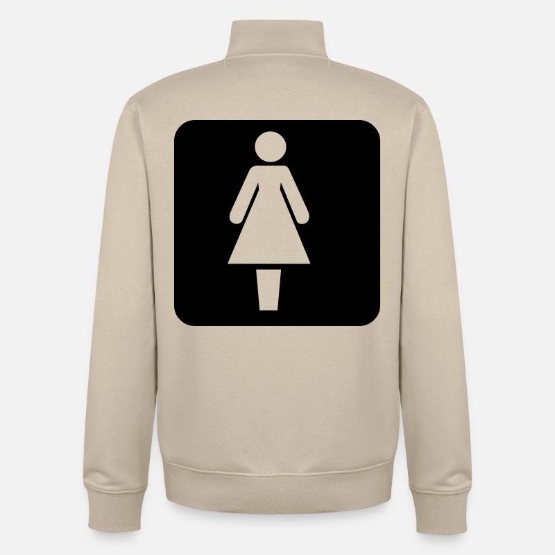 Frau - Sweat zippé unisexe en coton bio Stanley/Stella - beige crème