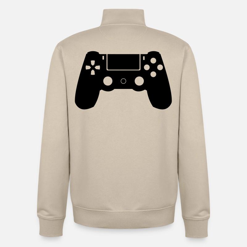Controller - Unisex Organic Zip Sweatshirt by Stanley/Stella - desert dust