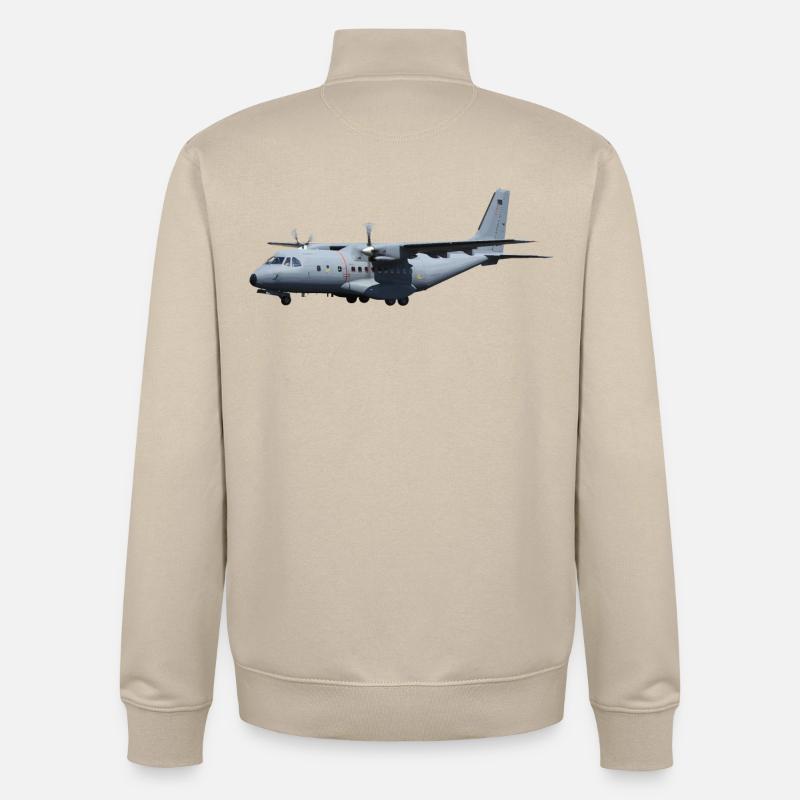 CN-235 - Sweat zippé unisexe en coton bio Stanley/Stella - beige crème