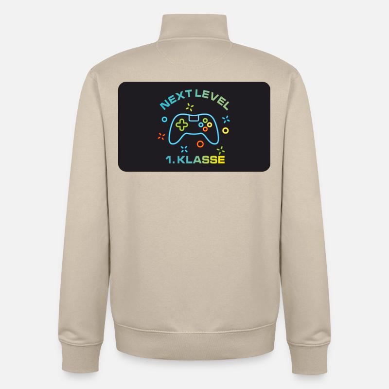 Game Controller - Next Level 1st Class - Unisex Organic Zip Sweatshirt by Stanley/Stella - desert dust