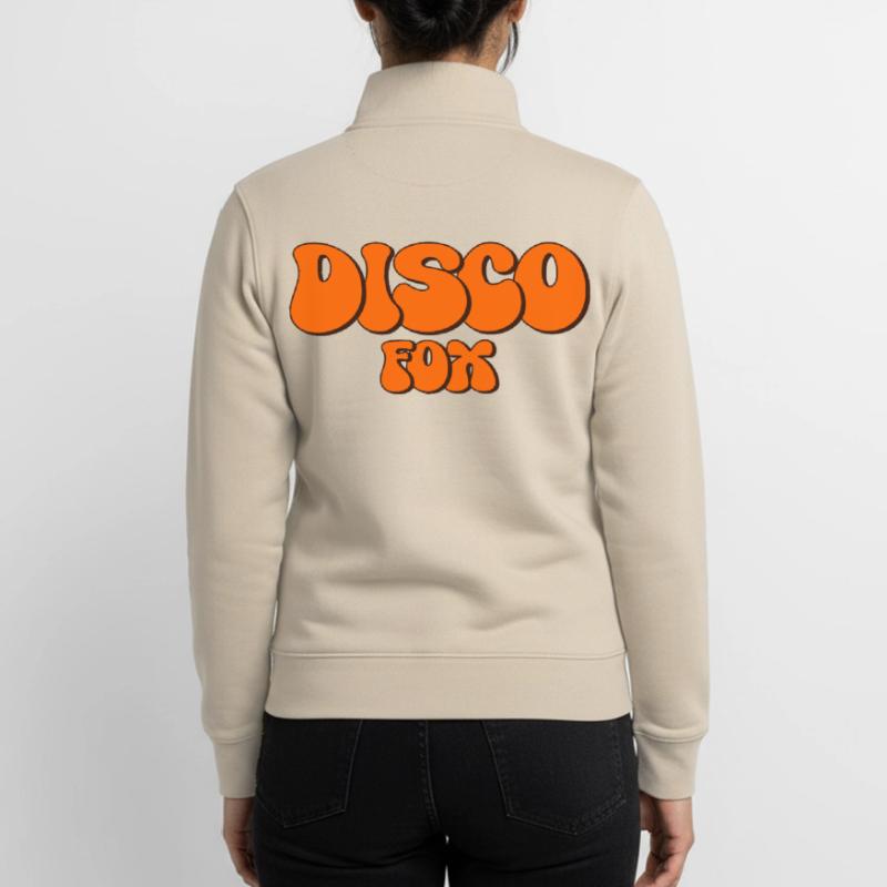 Disco Fox Dance Danseuse Discothèque Discofox Dancing Sweat zippé unisexe en coton bio Stanley/Stella