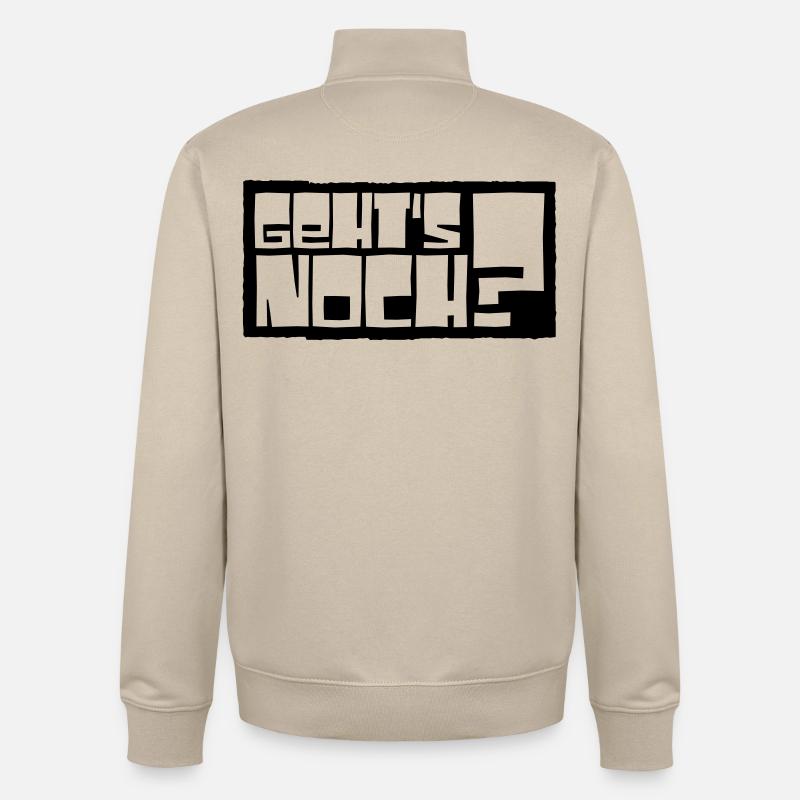 Is it still possible? - Unisex Organic Zip Sweatshirt by Stanley/Stella - desert dust