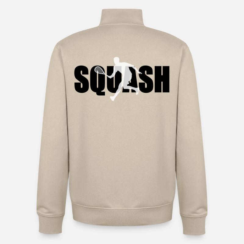 squash - Unisex Organic Zip Sweatshirt by Stanley/Stella - desert dust