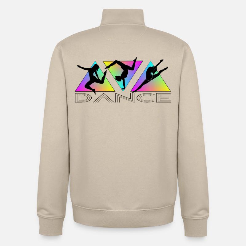 Dance - Unisex Organic Zip Sweatshirt by Stanley/Stella - desert dust