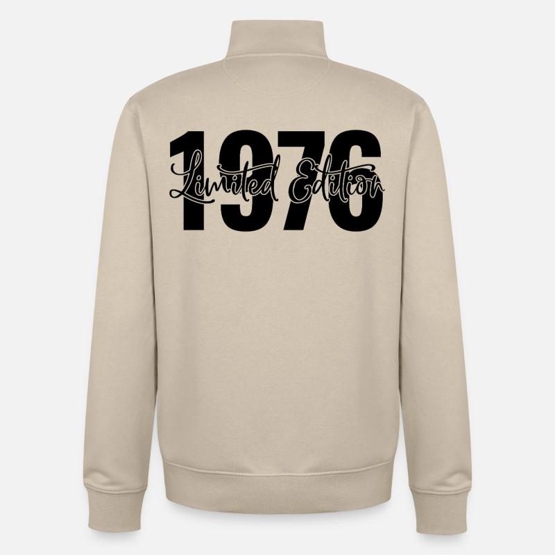 Edition limitée 1976 - Sweat zippé unisexe en coton bio Stanley/Stella - beige crème