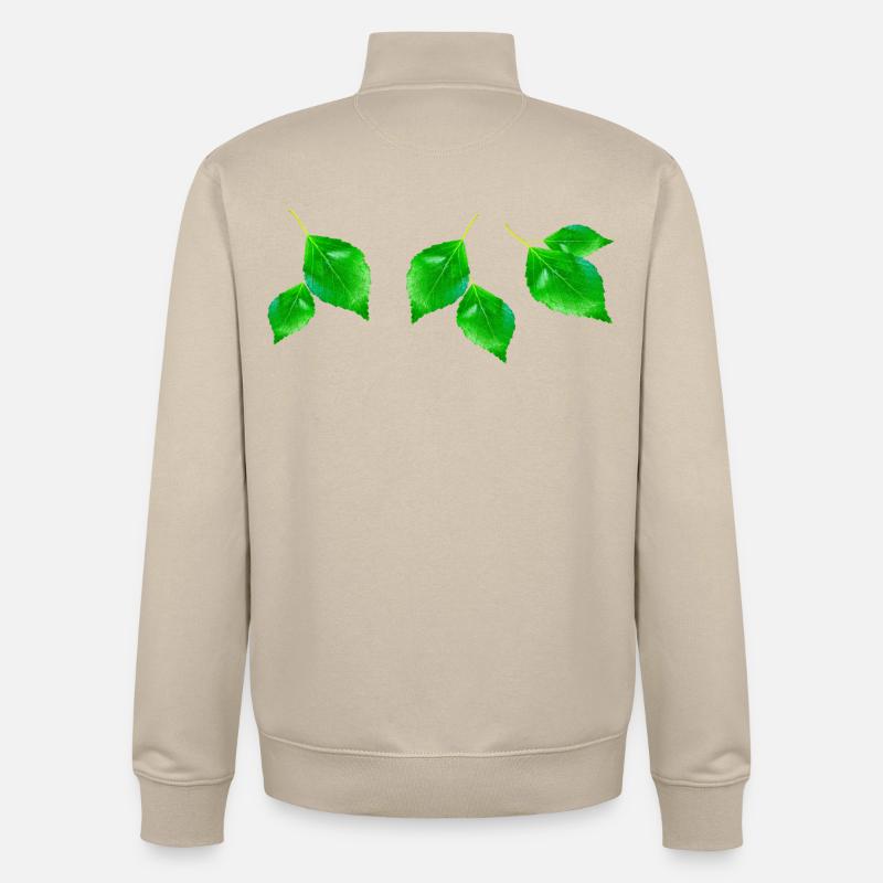 BIRKE || - Unisex Organic Zip Sweatshirt von Stanley/Stella - Cremebeige
