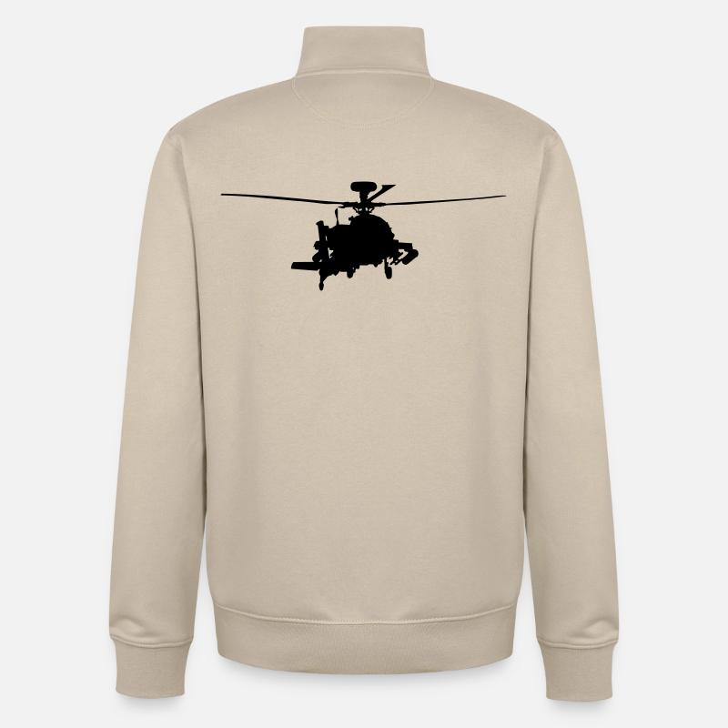 Apache - Unisex Organic Zip Sweatshirt von Stanley/Stella - Cremebeige