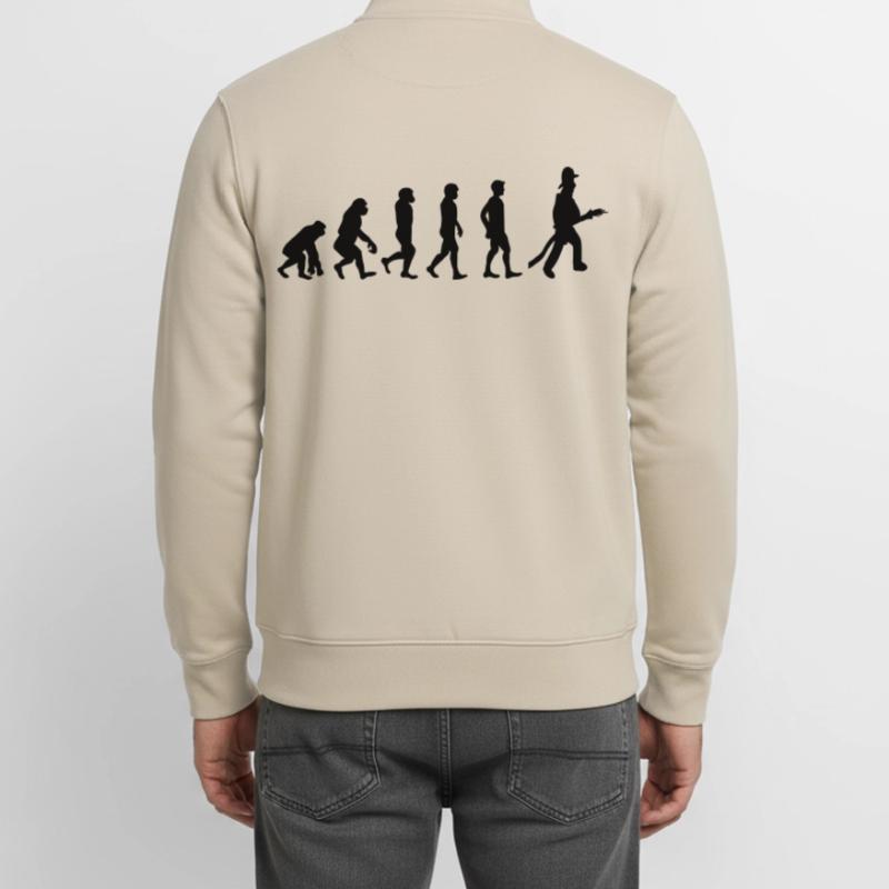 Fire evolution Unisex Organic Zip Sweatshirt by Stanley/Stella