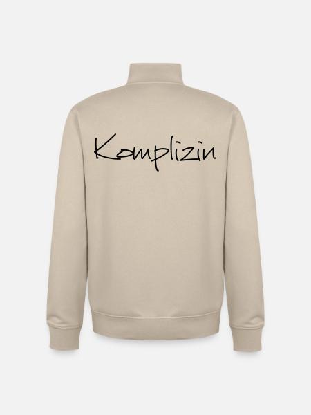 Komplizin Junggesellenabschied Freundin - Unisex Organic Zip Sweatshirt von Stanley/Stella - Cremebeige