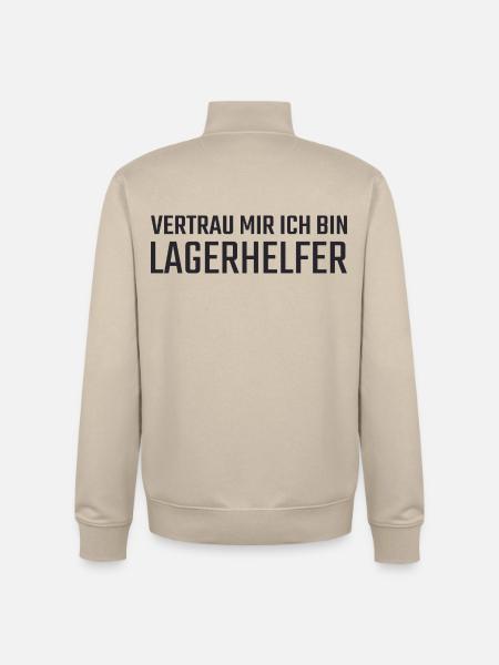 Camp Helper Trust Me - Unisex Organic Zip Sweatshirt by Stanley/Stella - desert dust