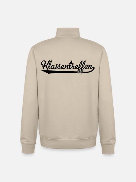 Klassentreffen - Unisex Organic Zip Sweatshirt von Stanley/Stella - Cremebeige