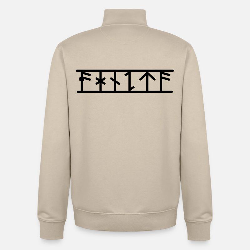 Agneta - Unisex Organic Zip Sweatshirt von Stanley/Stella - Cremebeige