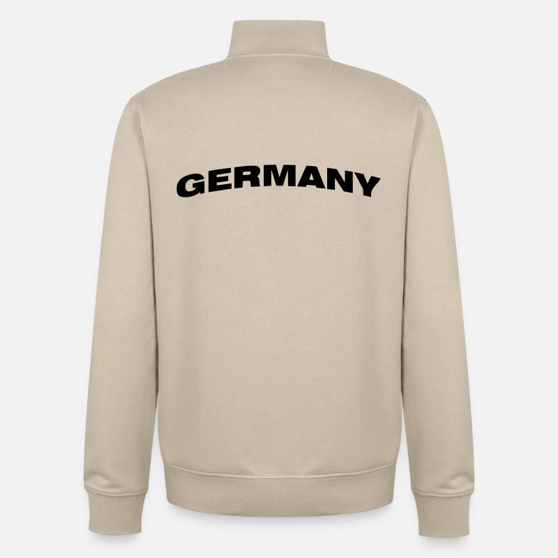 Deutschland - Unisex Organic Zip Sweatshirt von Stanley/Stella - Cremebeige