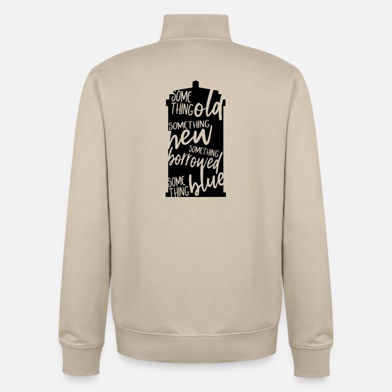 Something Old - Unisex Organic Zip Sweatshirt von Stanley/Stella - Cremebeige