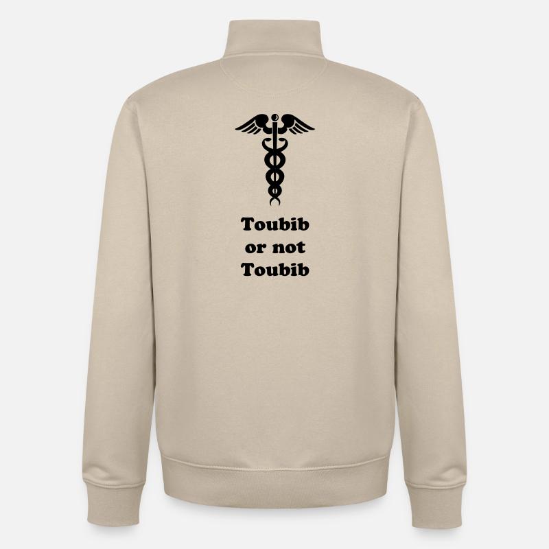 Doktor Arzt oder nicht? - Unisex Organic Zip Sweatshirt von Stanley/Stella - Cremebeige
