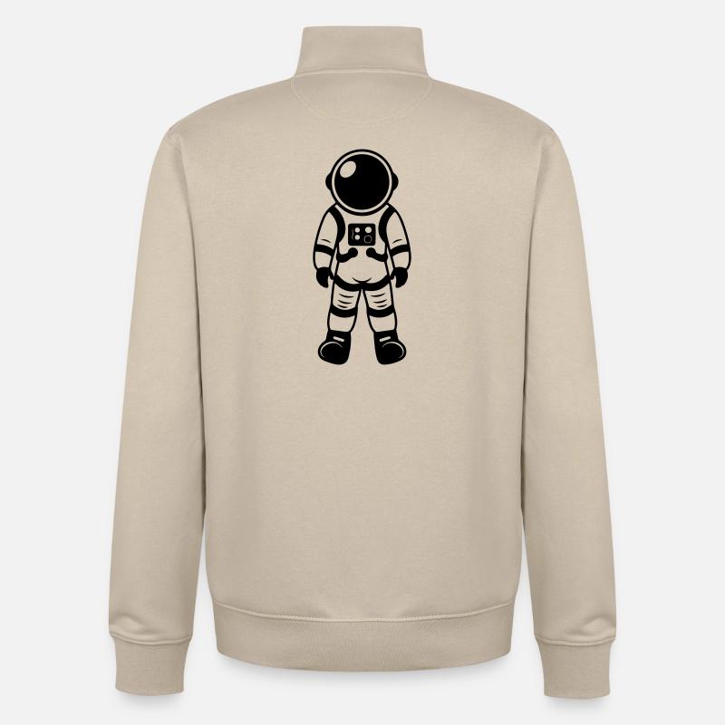 Astronaut Icon - Unisex Organic Zip Sweatshirt by Stanley/Stella - desert dust