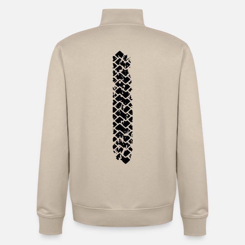 Brennen auf wilde 2 sein - Unisex Organic Zip Sweatshirt von Stanley/Stella - Cremebeige