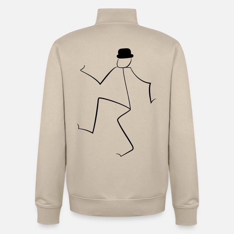 Danse - Sweat zippé unisexe en coton bio Stanley/Stella - beige crème
