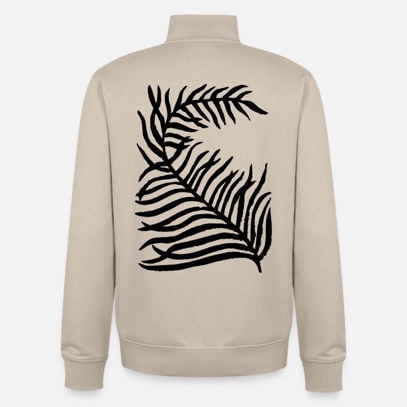 Planter - Sweat zippé unisexe en coton bio Stanley/Stella - beige crème