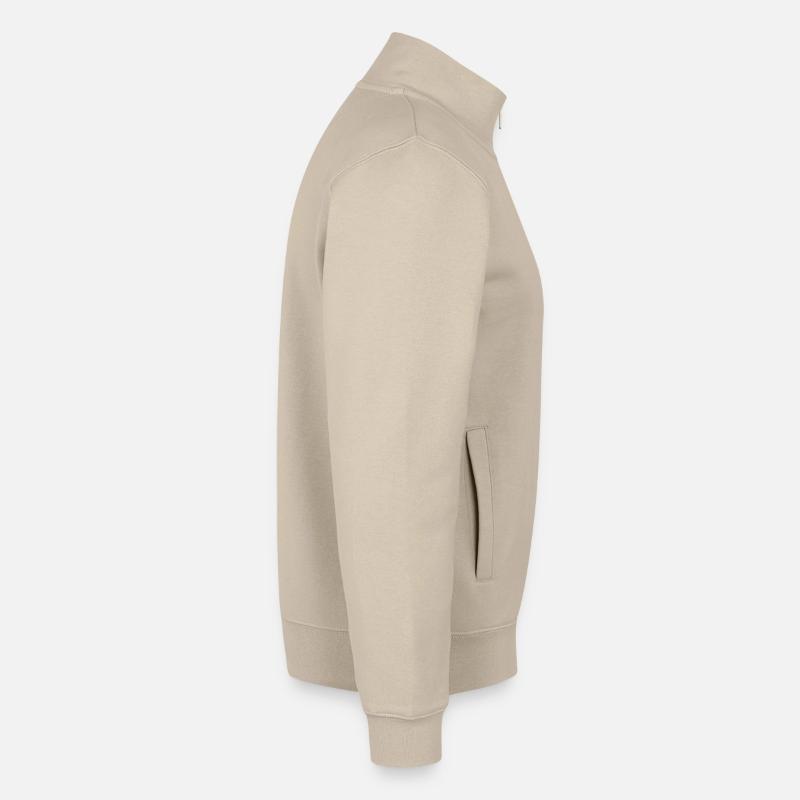 Crocodile vert Doodle Sweat zippé unisexe en coton bio Stanley/Stella