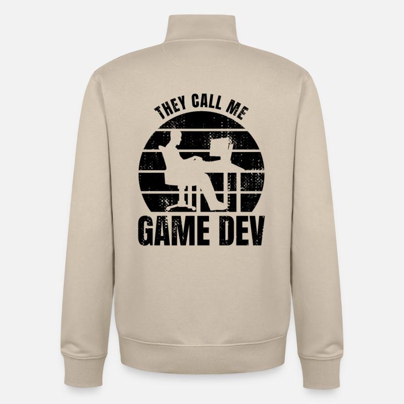 Game Developer - Unisex Organic Zip Sweatshirt von Stanley/Stella - Cremebeige