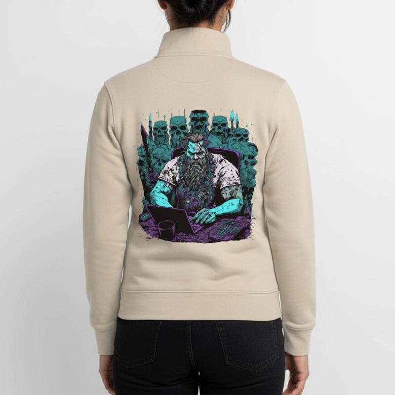 Admin Wiking programs computers Unisex Organic Zip Sweatshirt by Stanley/Stella