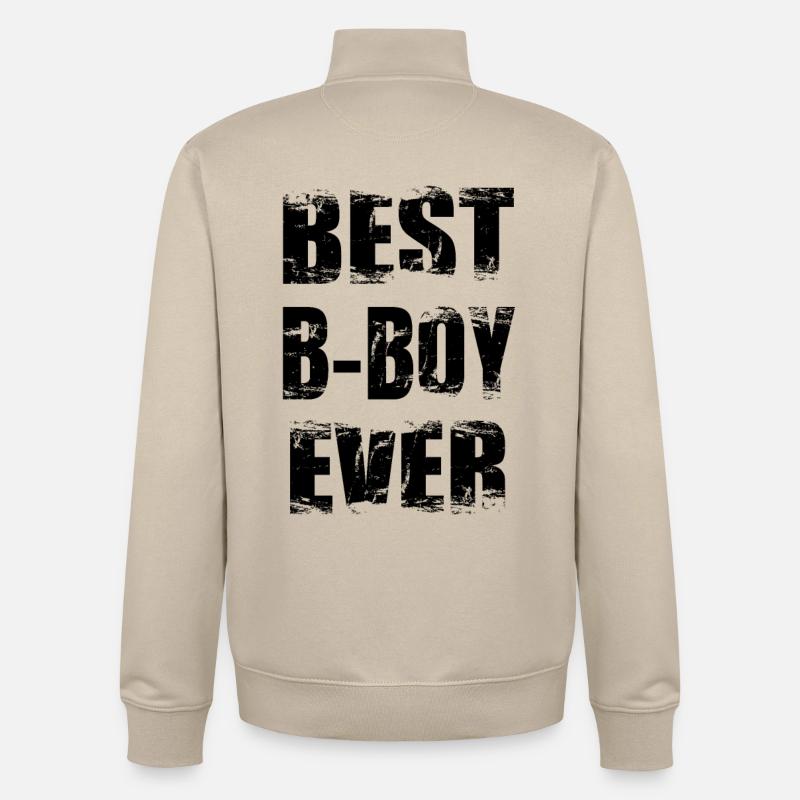 Bester Breakdancer - Unisex Organic Zip Sweatshirt von Stanley/Stella - Cremebeige