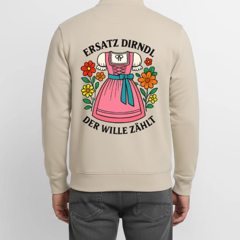 Remplacement de Dirndl – Le testament compte Sweat zippé unisexe en coton bio Stanley/Stella
