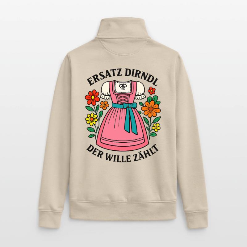 Remplacement de Dirndl – Le testament compte Sweat zippé unisexe en coton bio Stanley/Stella