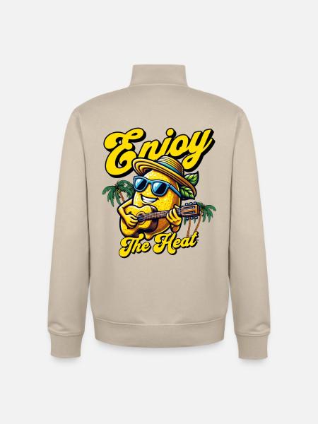 Lemonade Lemonade Lemons Citrus Gift - Unisex Organic Zip Sweatshirt by Stanley/Stella - desert dust