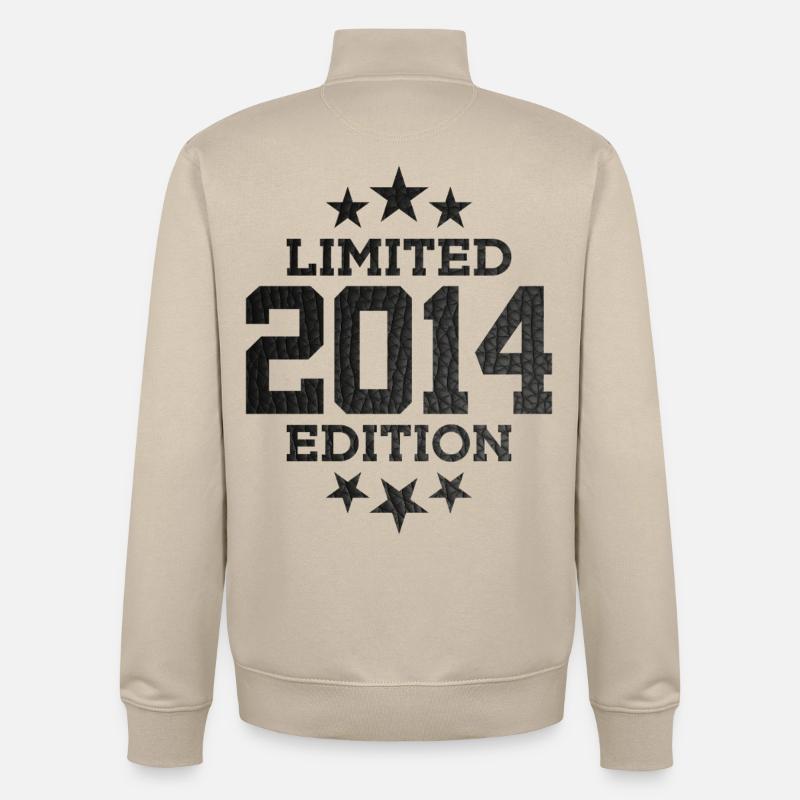 ÉDITION LIMITÉE 2014 12E ANNIVERSAIRE - Sweat zippé unisexe en coton bio Stanley/Stella - beige crème
